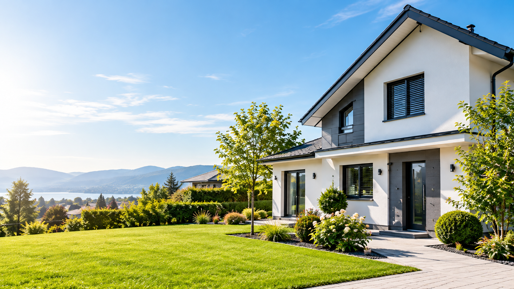 Modernes gepflegtes Haus mit Garten in Aargau